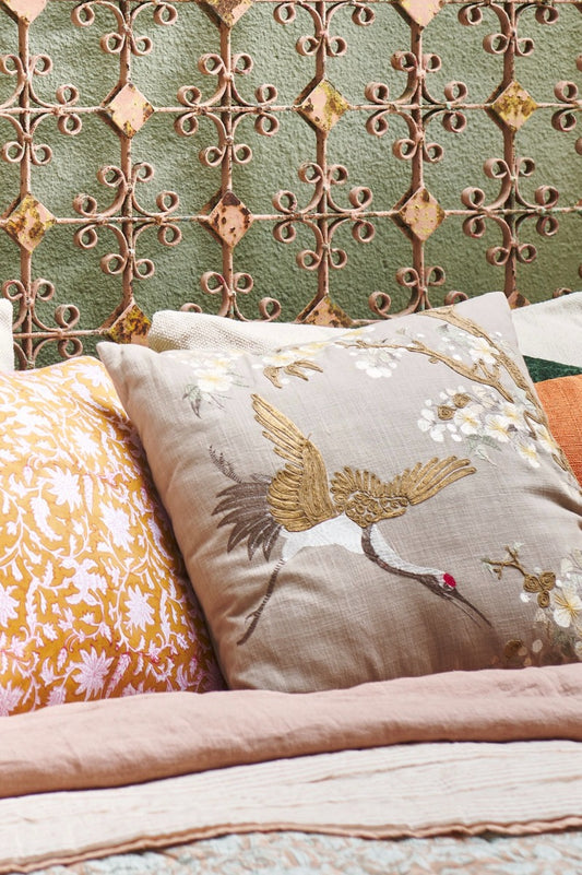Majestic Crane cushion cover Warehouse