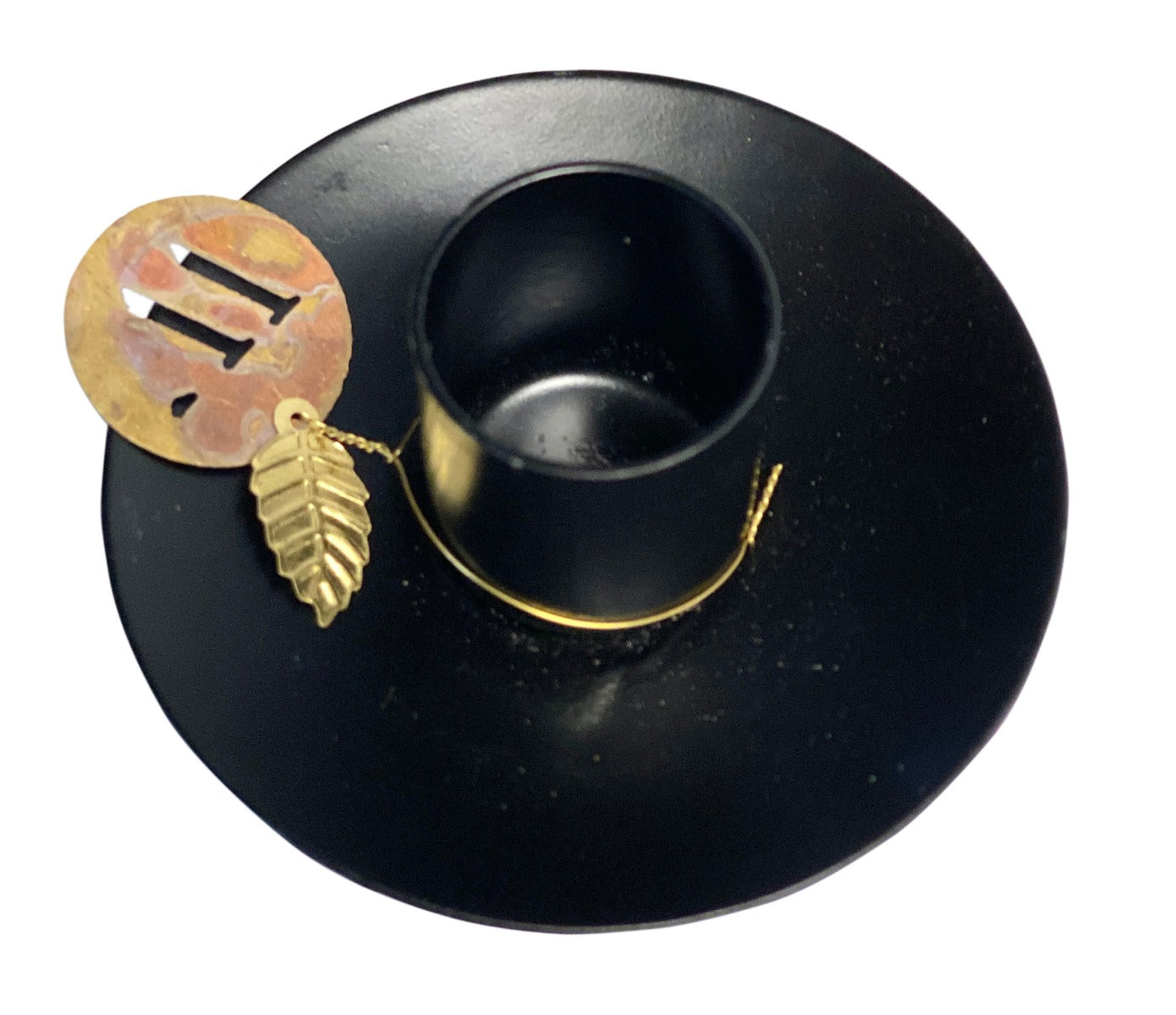 Candle holder black EW-5297bl