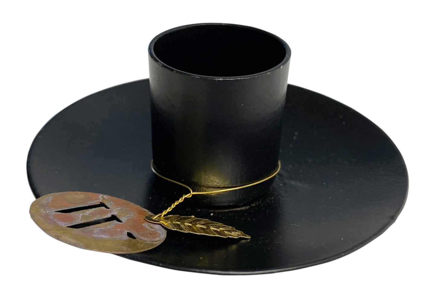 Candle holder black EW-5297bl