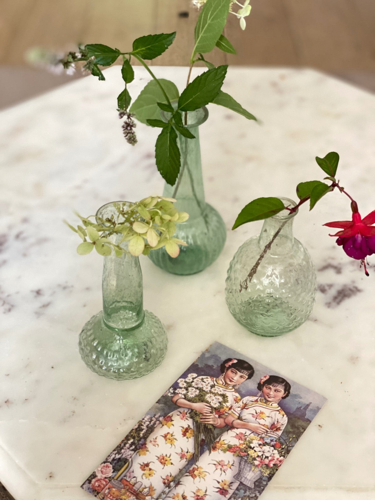 Green vase WEL230
