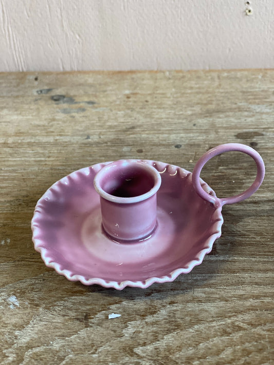 Bougeoir lilas DG11