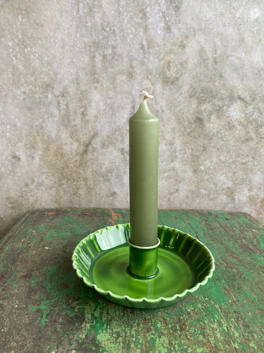 Bougeoir vert DG01