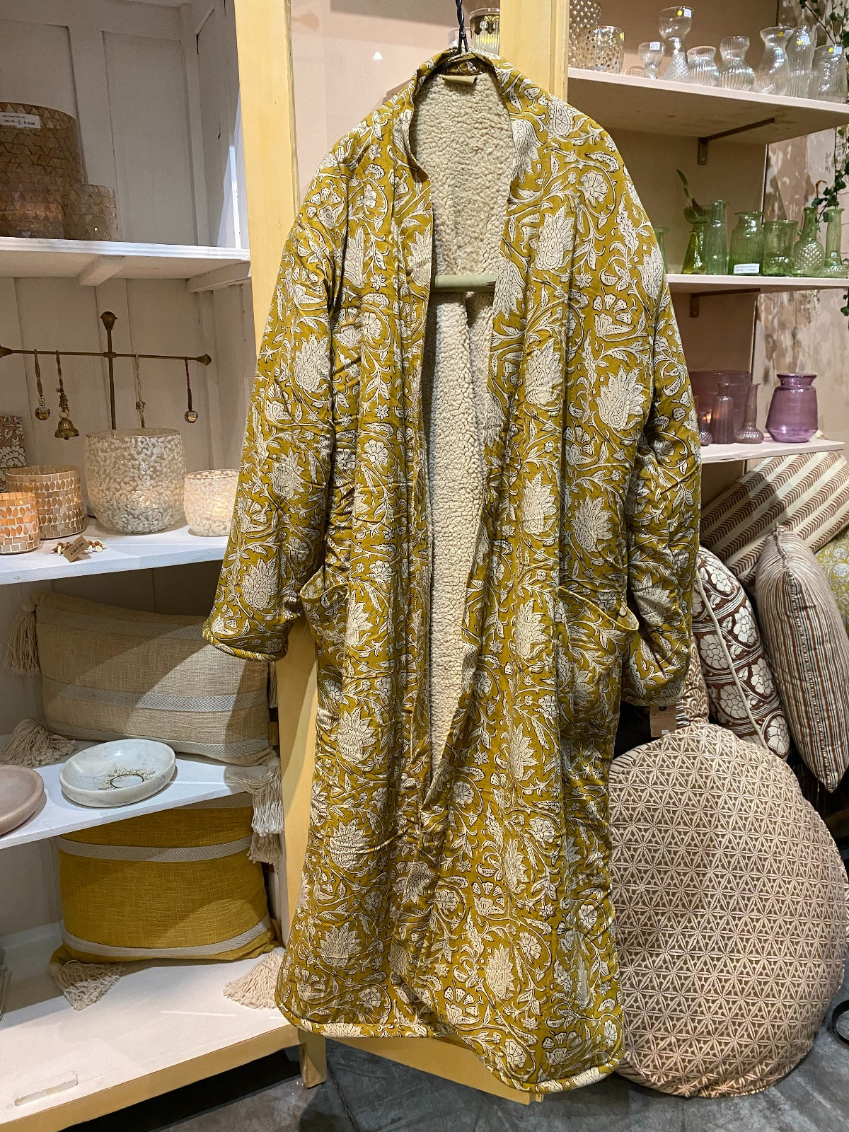 Kimono Sherpa jaune Vir3405