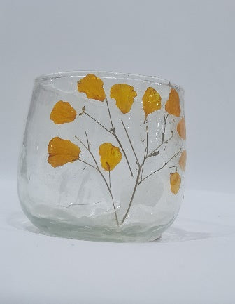Vase orange flower WEL245
