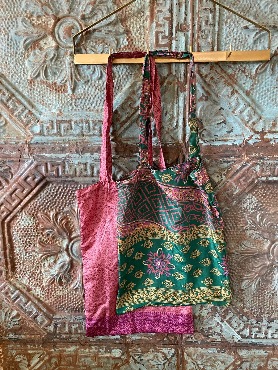 Sacs en soie recyclée mélangés