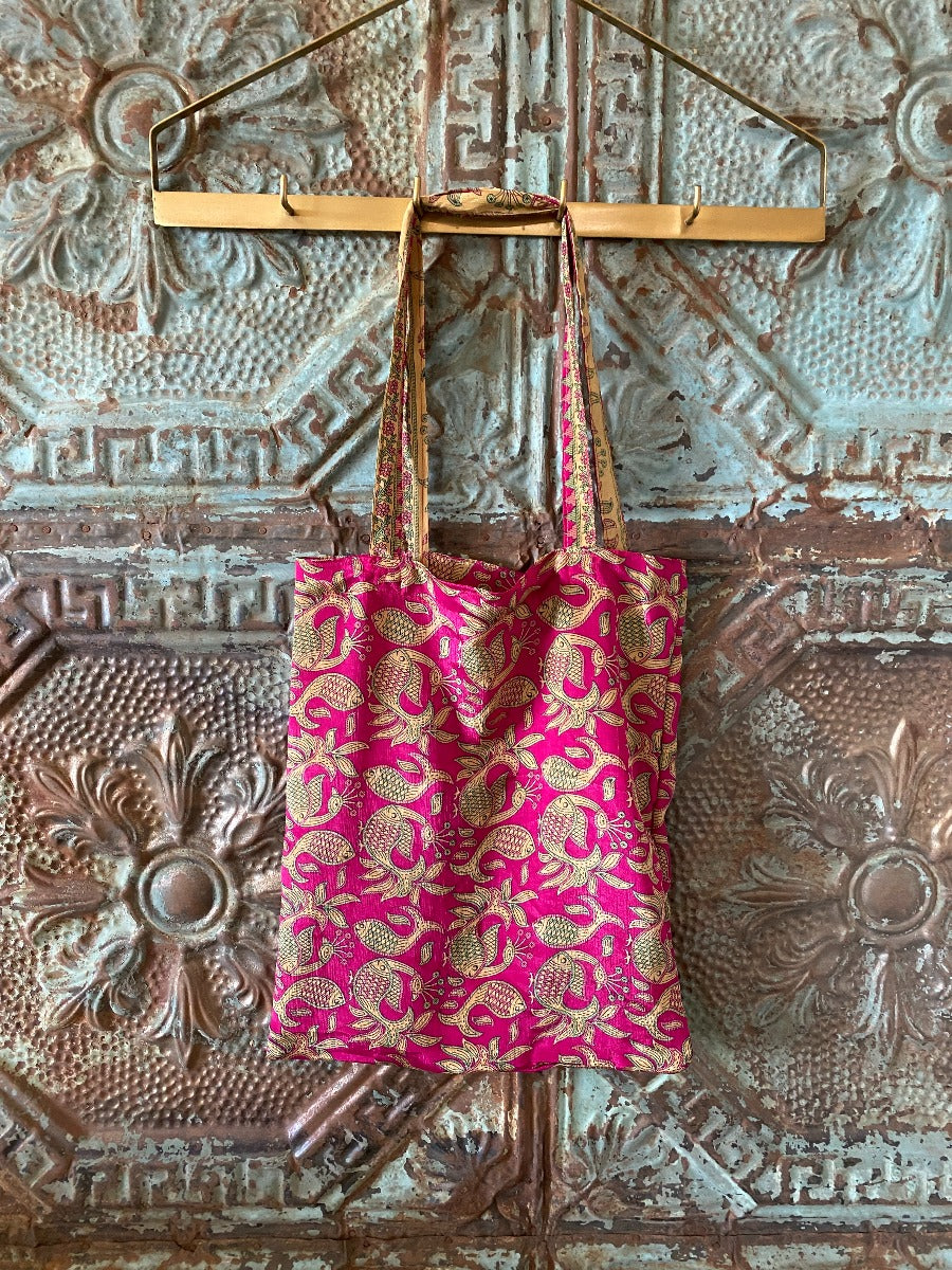 Sacs en soie recyclée mélangés