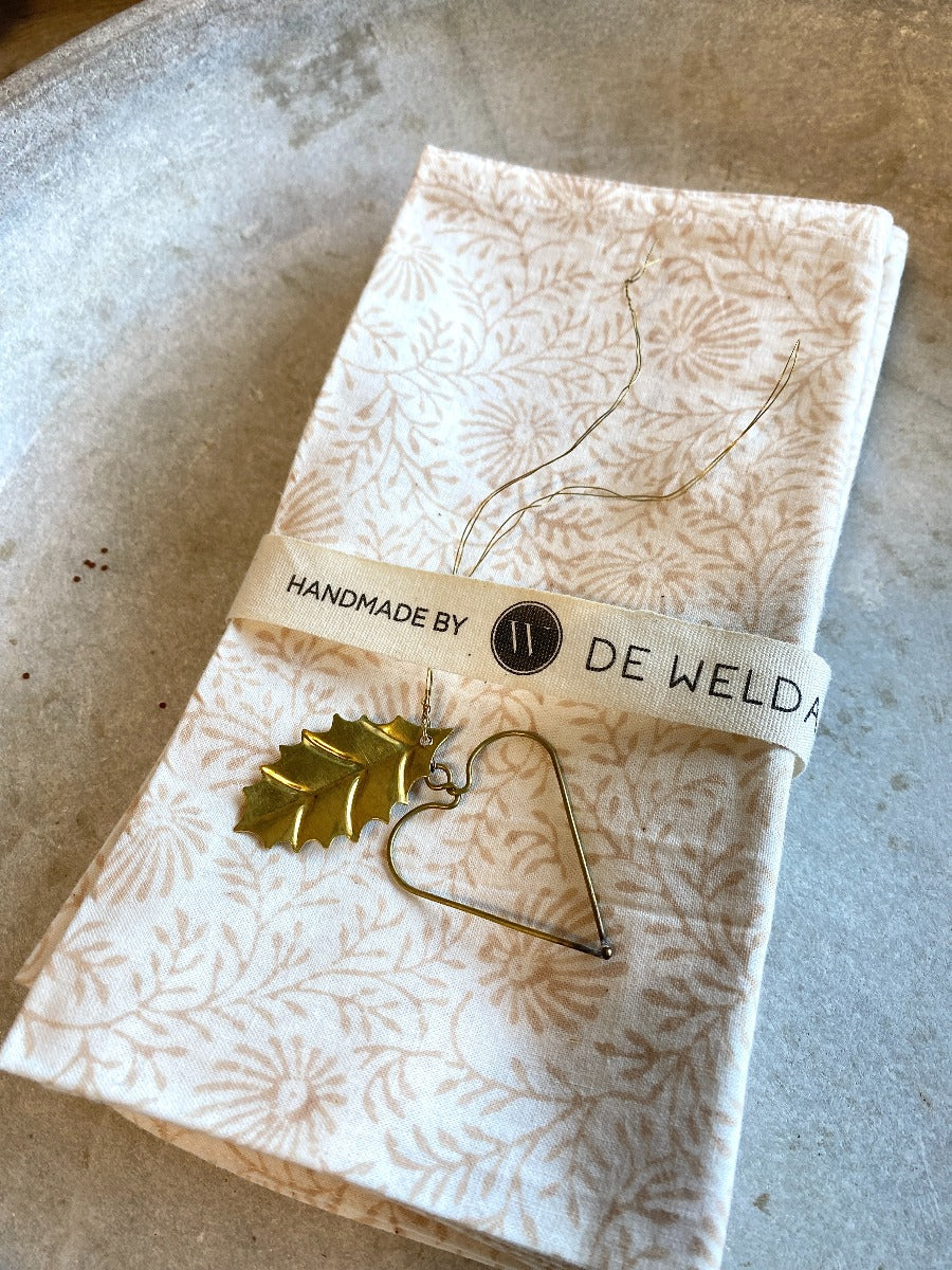 Leaf tag gold EW-5306