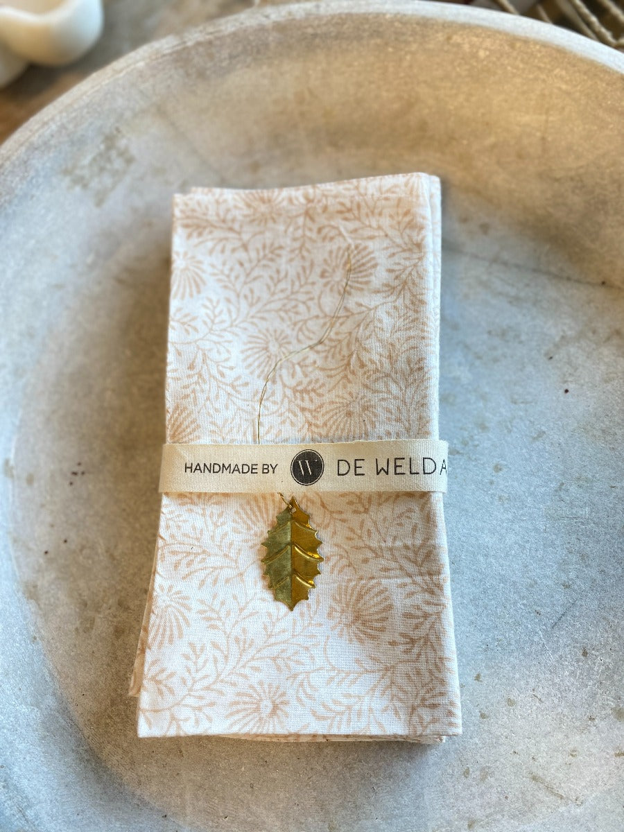 Leaf tag gold EW-5306