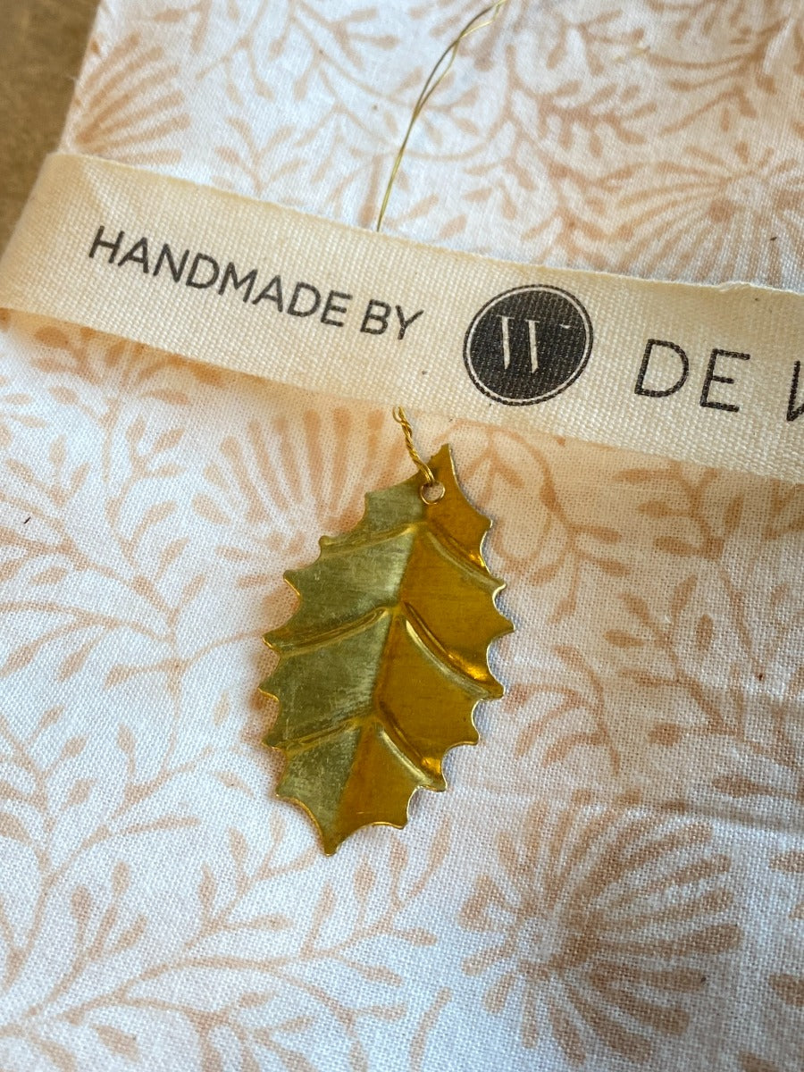 Leaf tag gold EW-5306