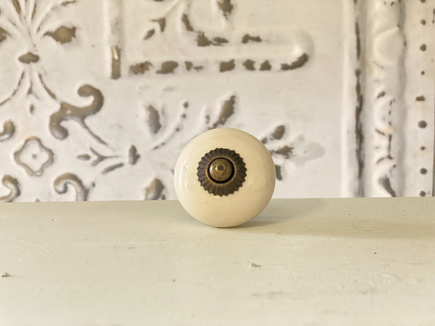 Bouton blanc cassé MJ-394