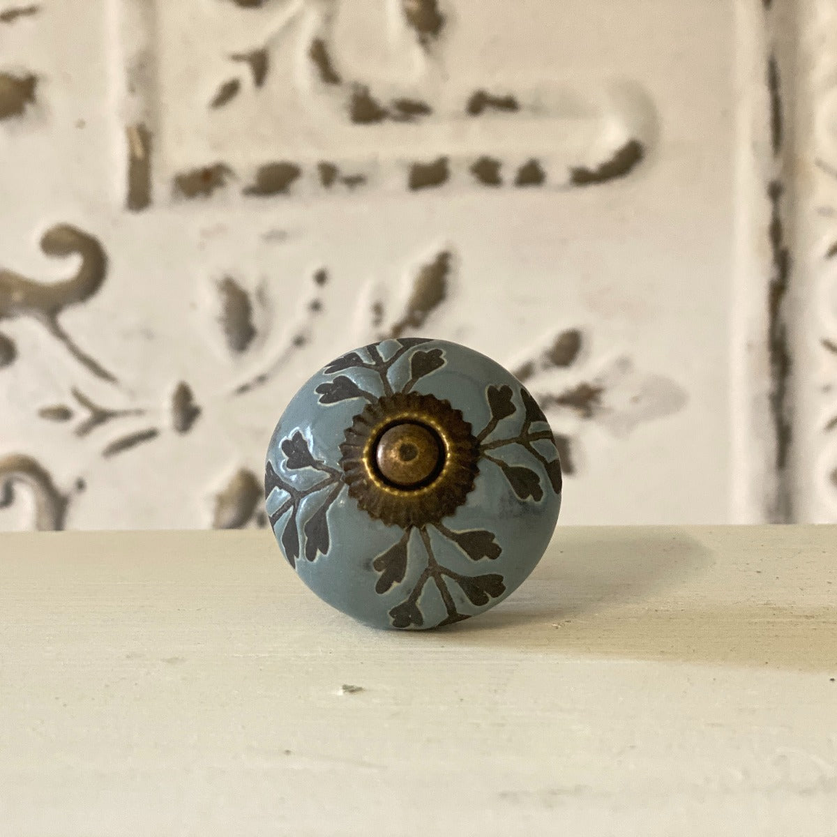 Poignet fleur bleue MJ-406