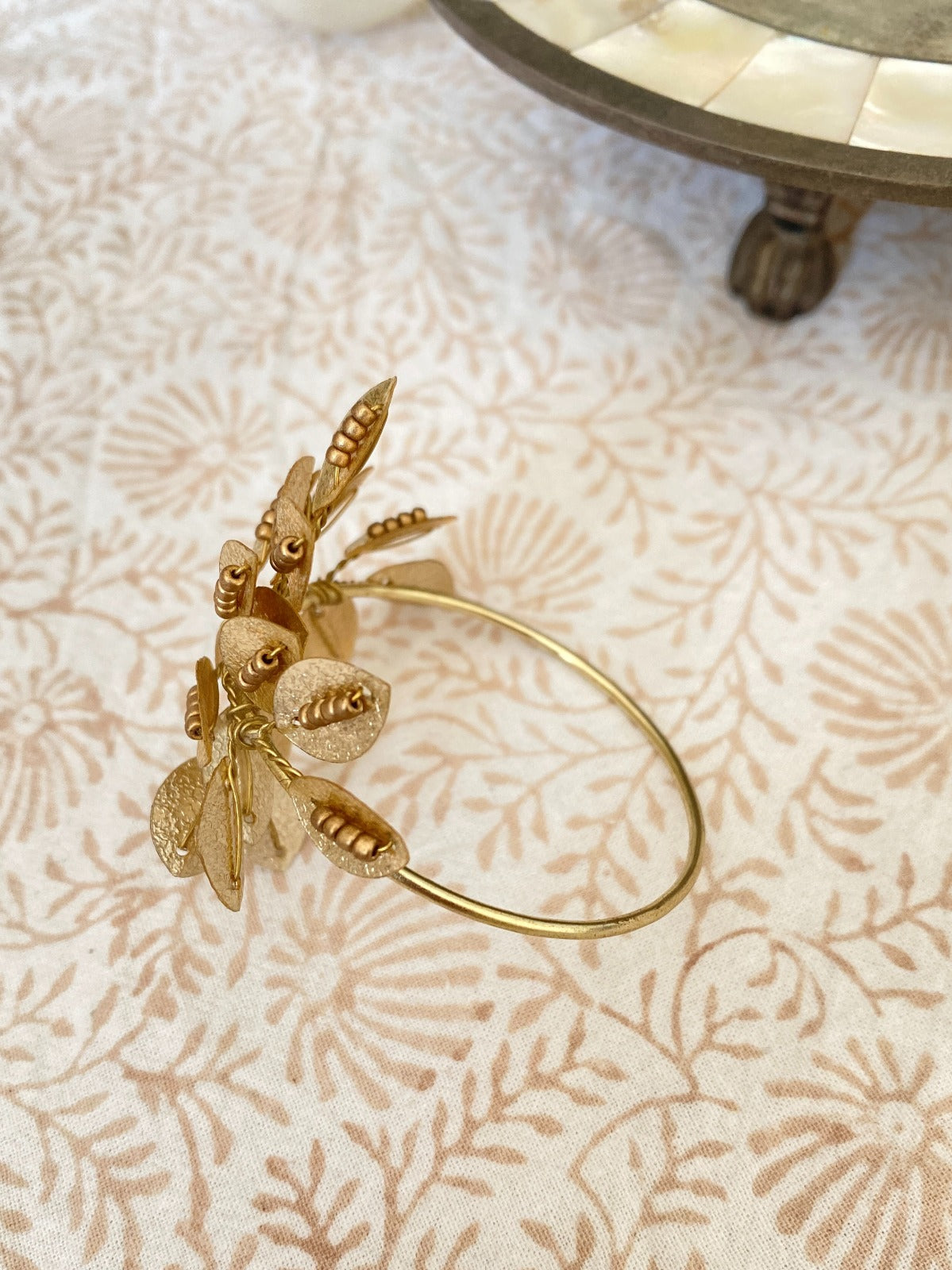 Rond de serviette champagne WD43