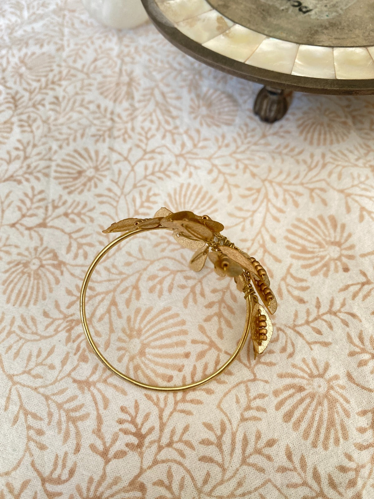 Rond de serviette champagne WD43