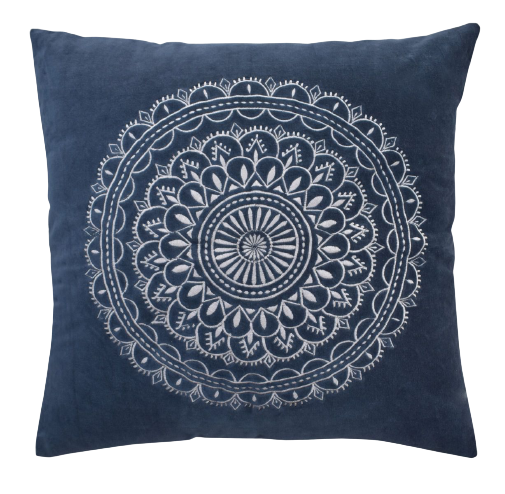Cushion cover Mandela blue D013