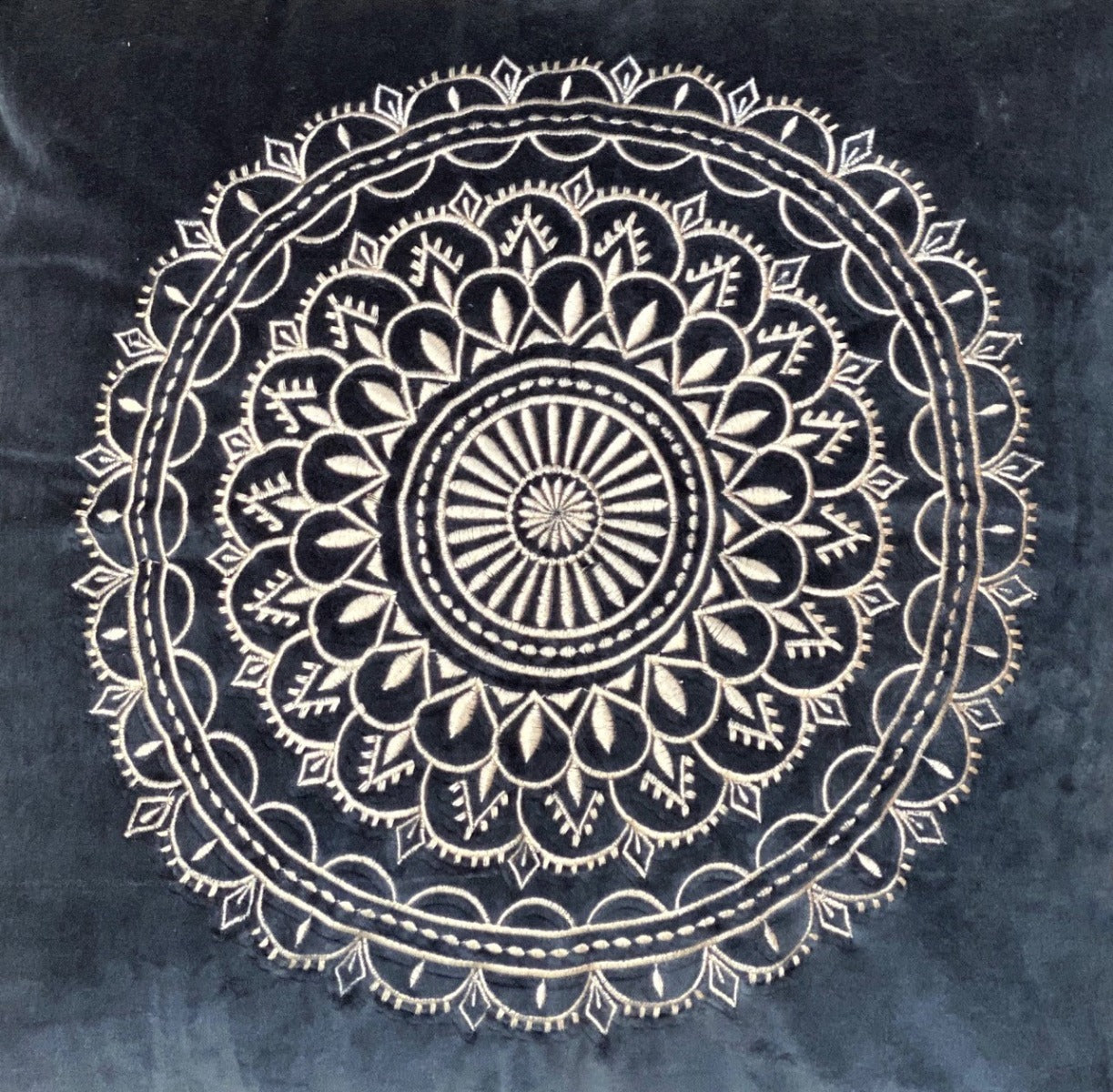 Cushion cover Mandela blue D013