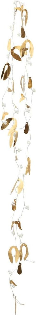Mistletoe garland brass EW-5602