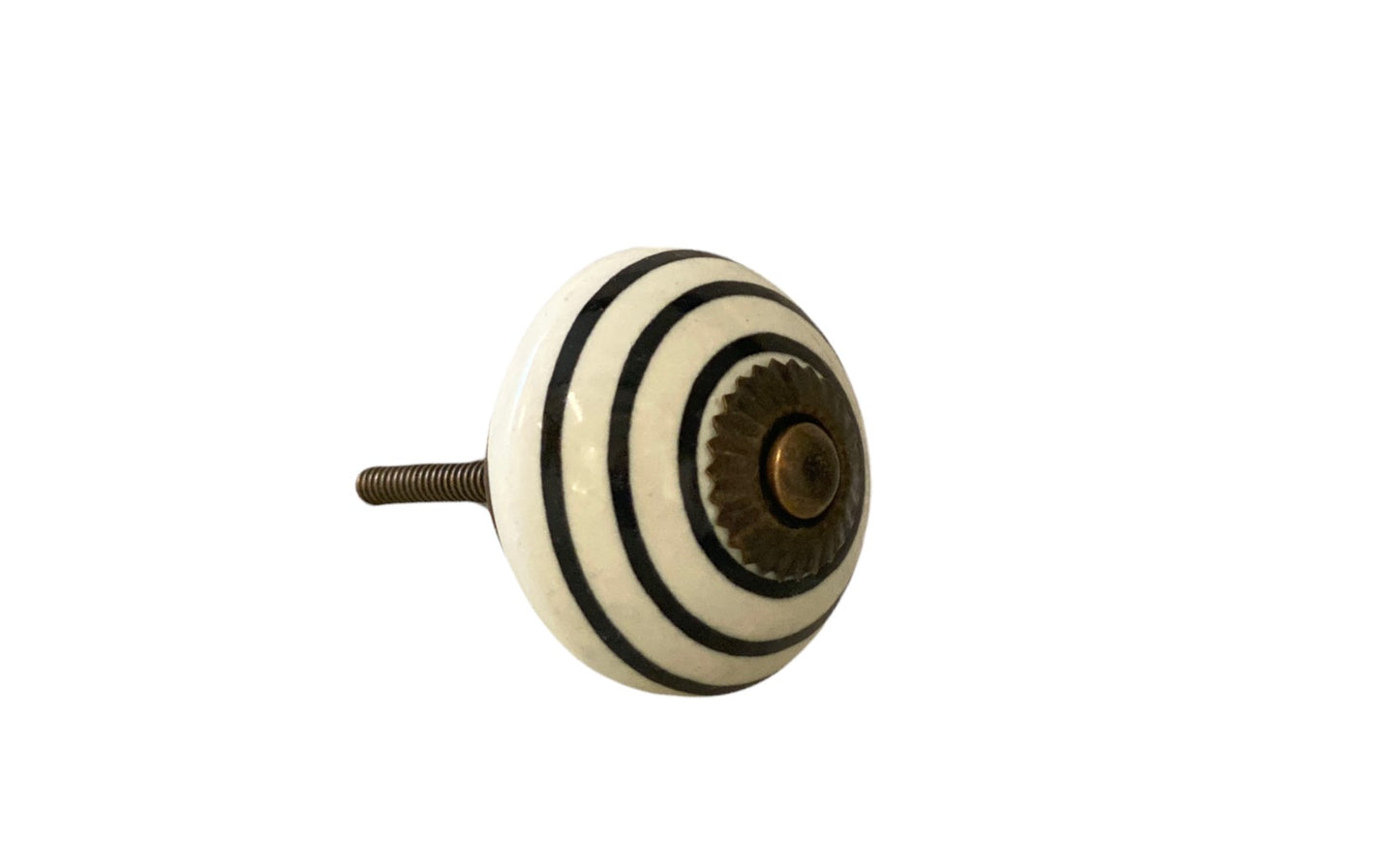 Bouton blanc noir MJ-409