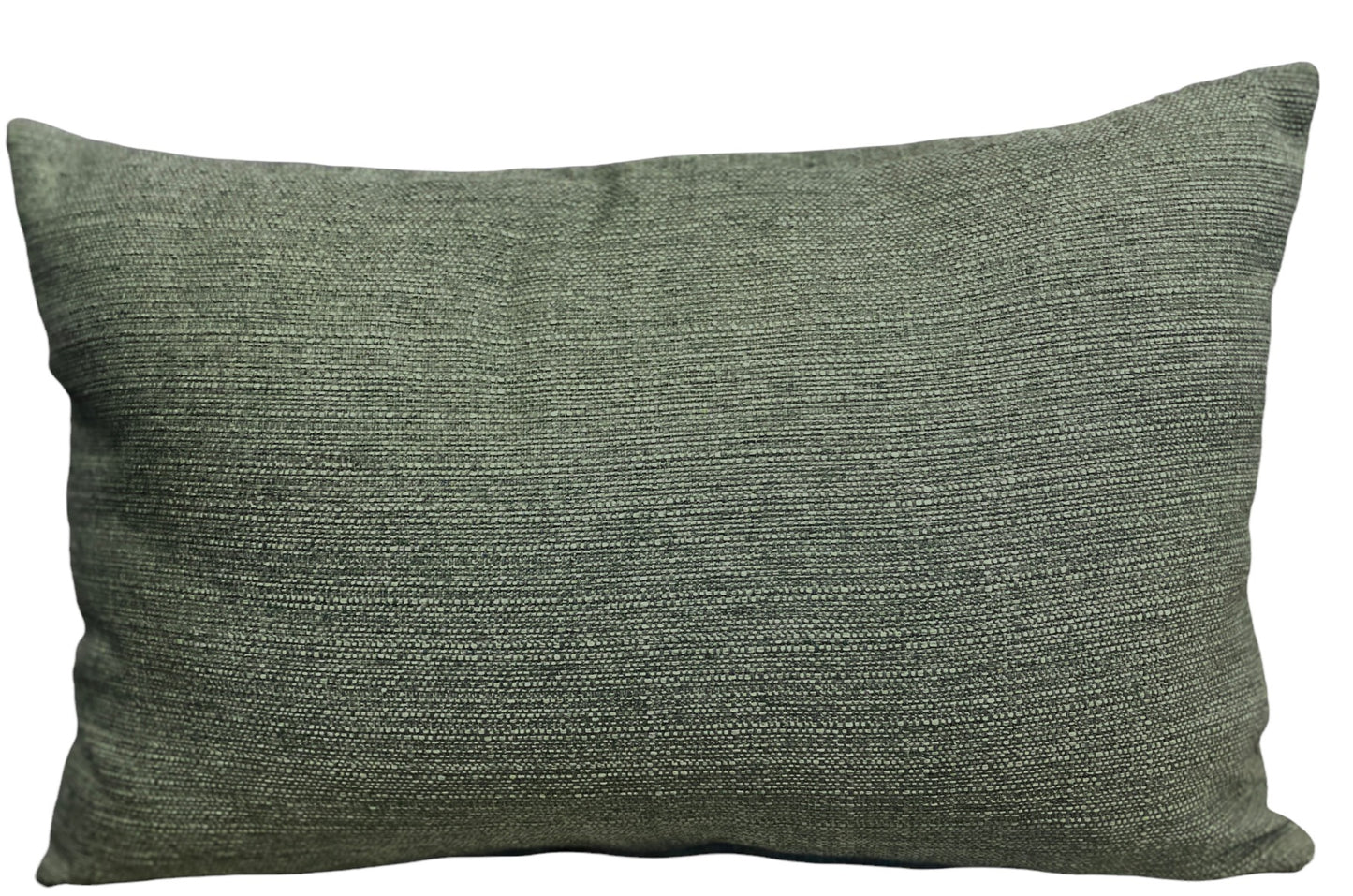 Housse de coussin en lin vert Sym 101