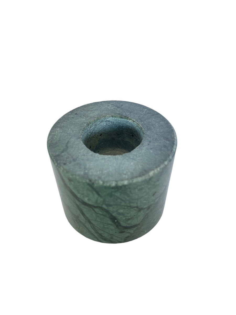 Candle holder green marble MJ-95