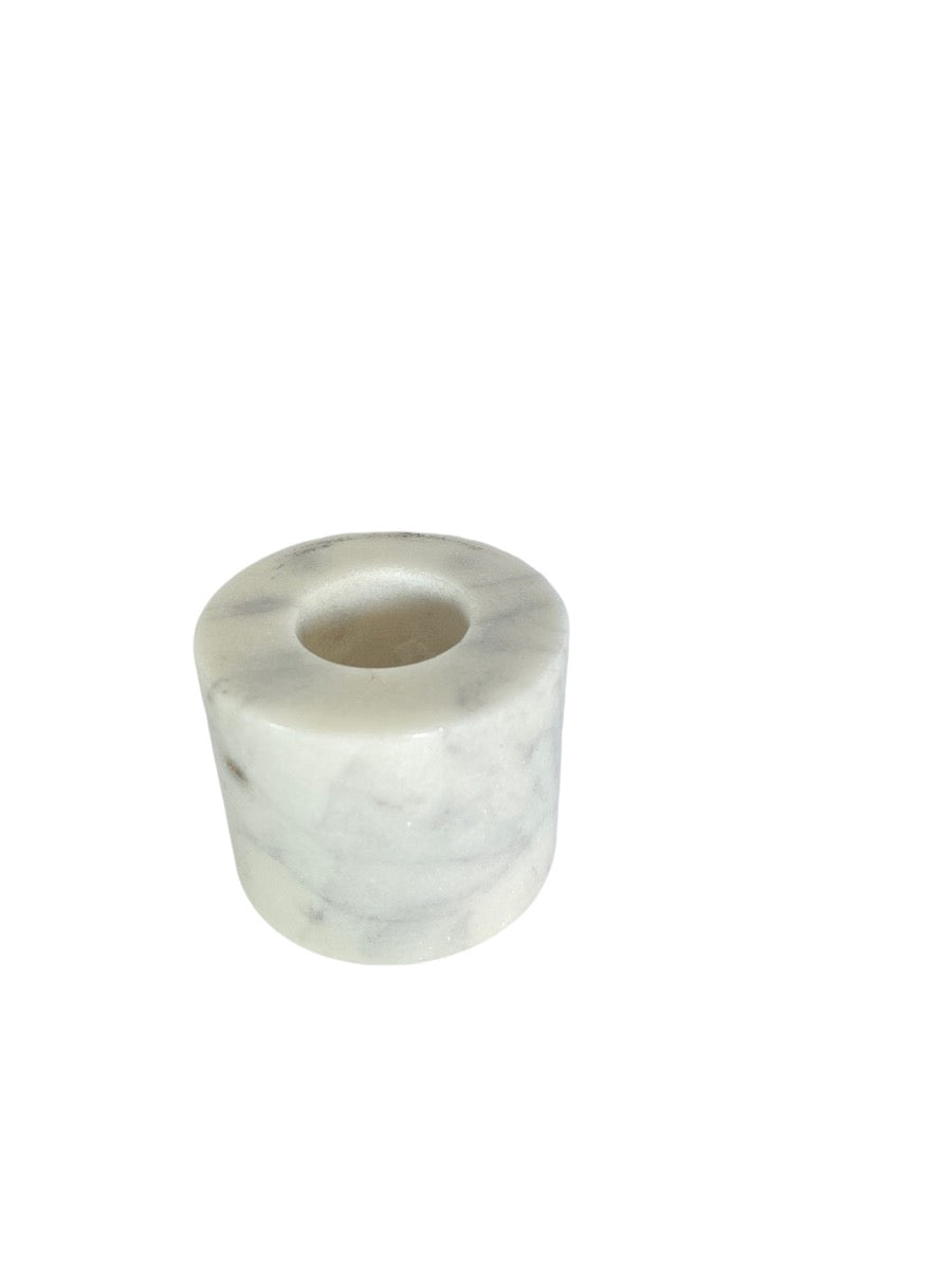 Marble candle holder White MJ-92