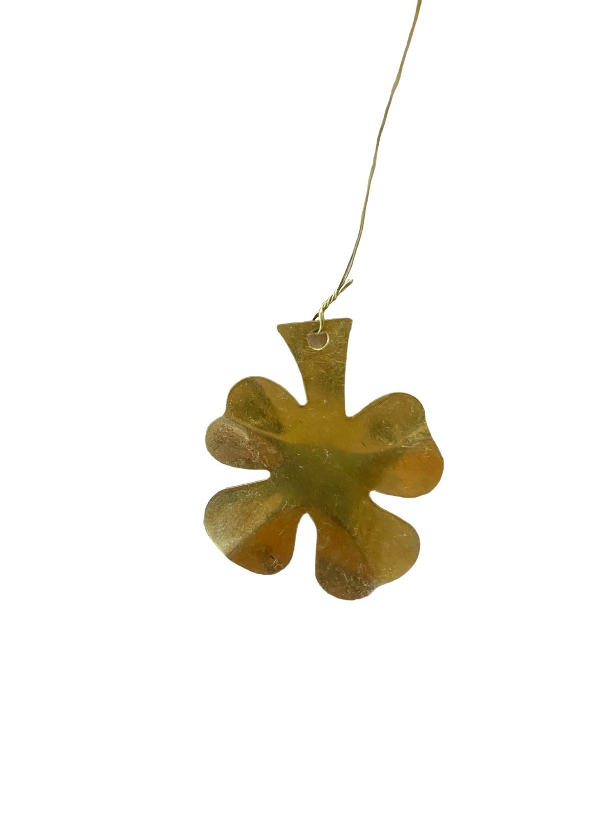 Clover tag brass TI01