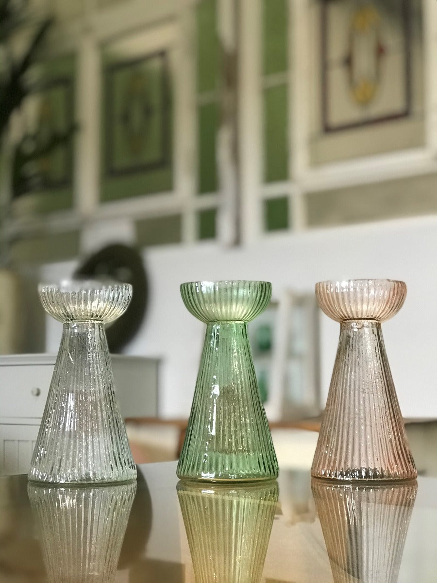 Hyacinth vase pink S WEL032