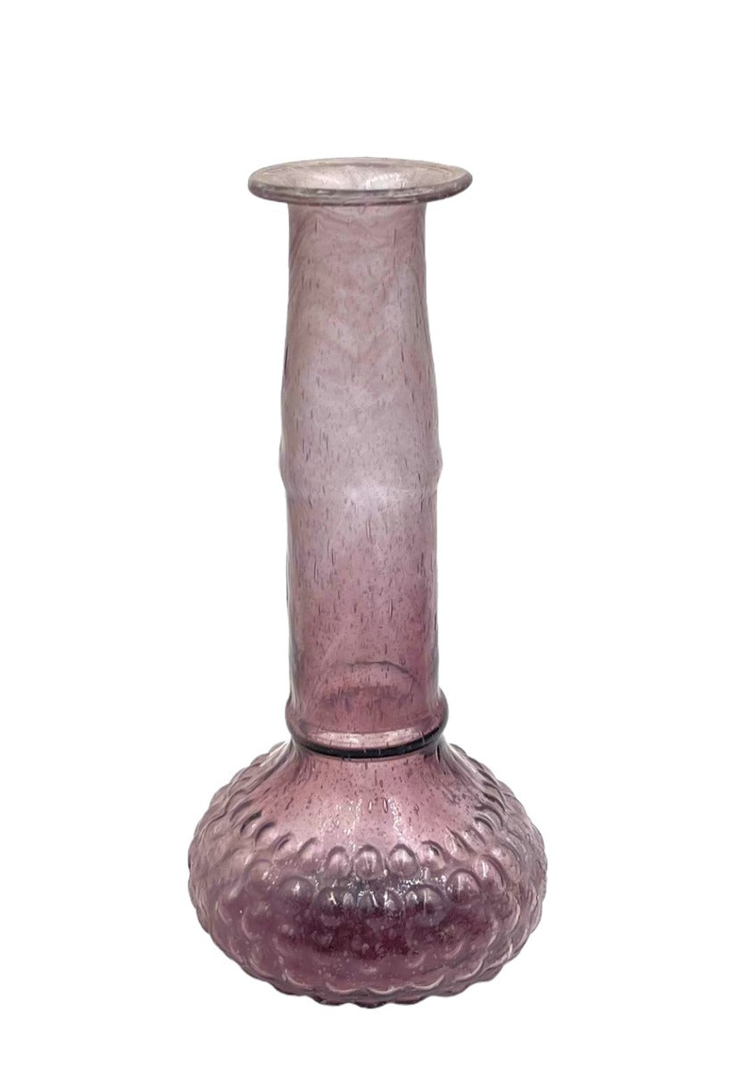 Vaas paars glas WEL026