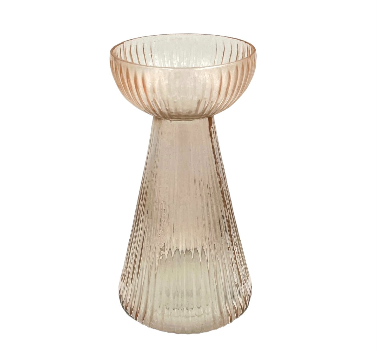 Hyacinth vase pink L WEL029