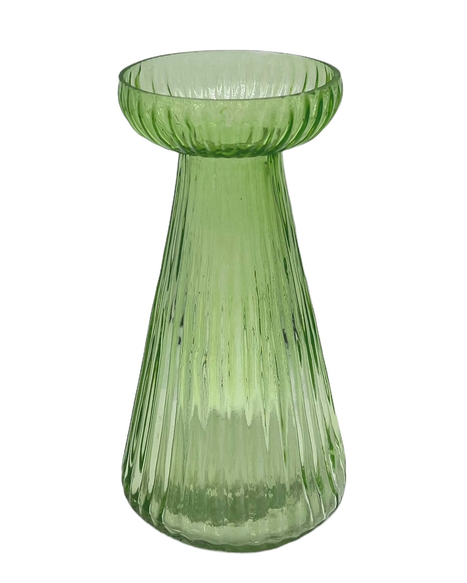 Hyacinth vase green S WEL031