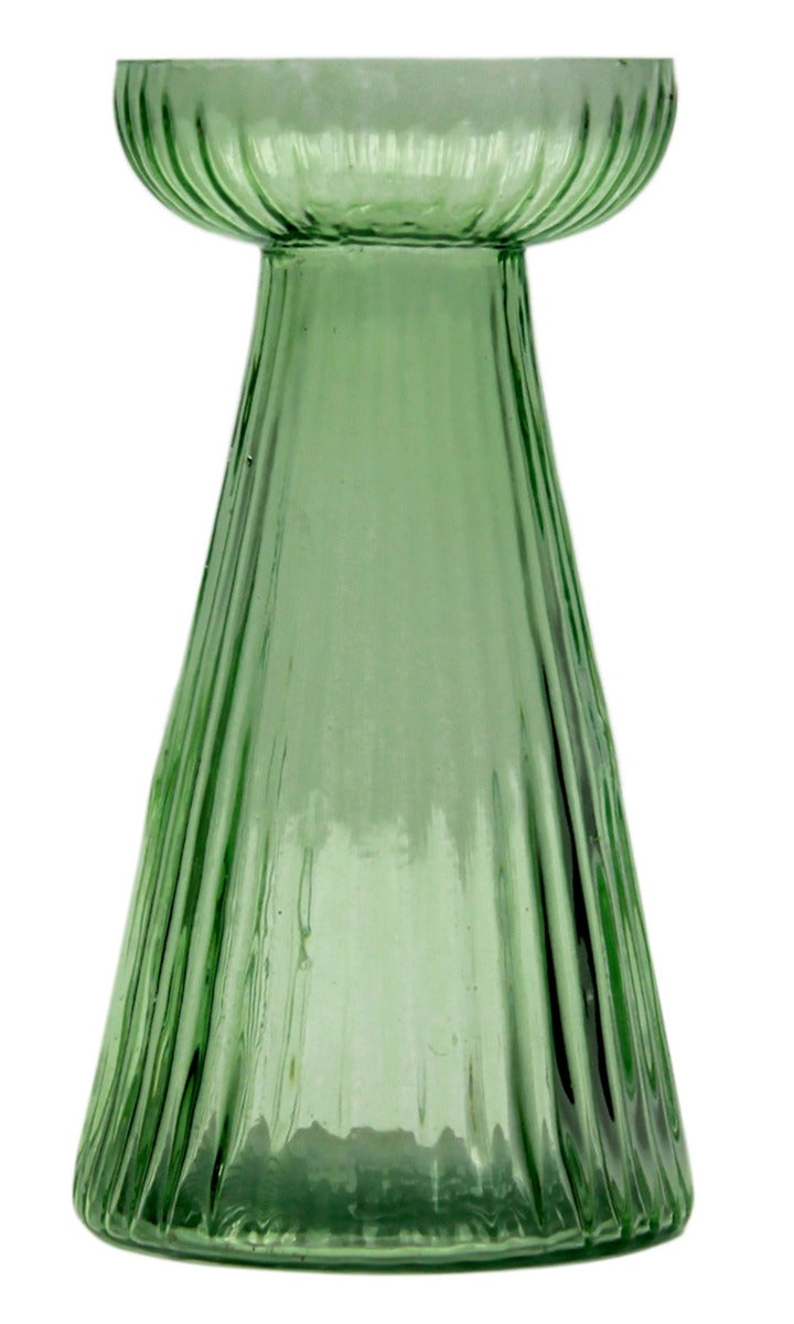 Hyacinth vase green S WEL031