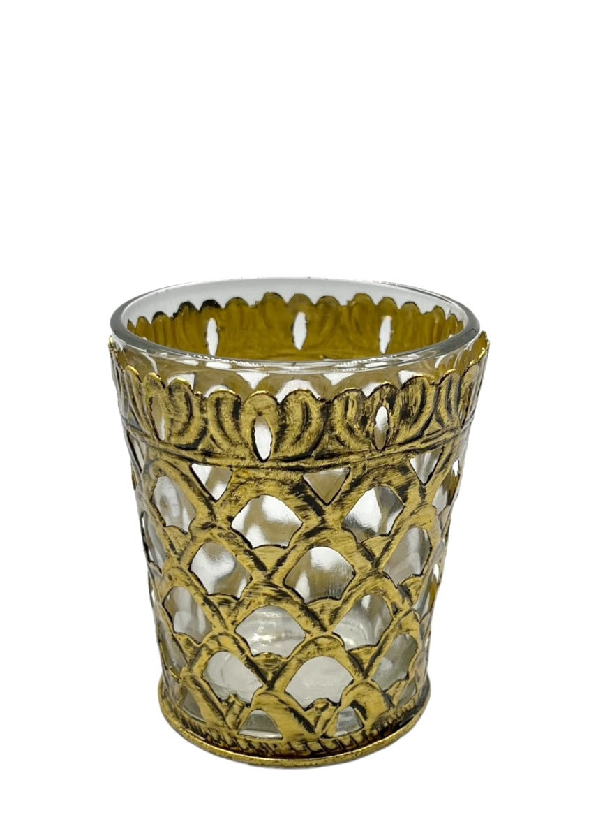 Tealightholder transparent glass WEL120