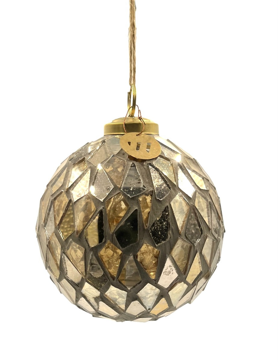 Christmas ball mosaic WEL159