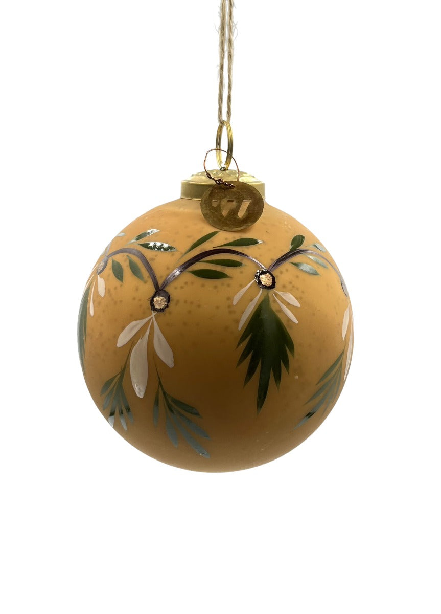 Boule de Noël or mat WEL163