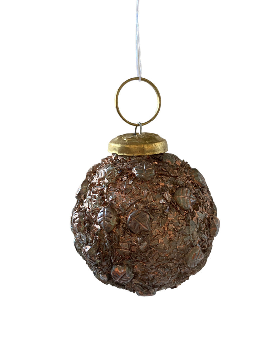 Boule de Noël mosaïque cuivre WEL181