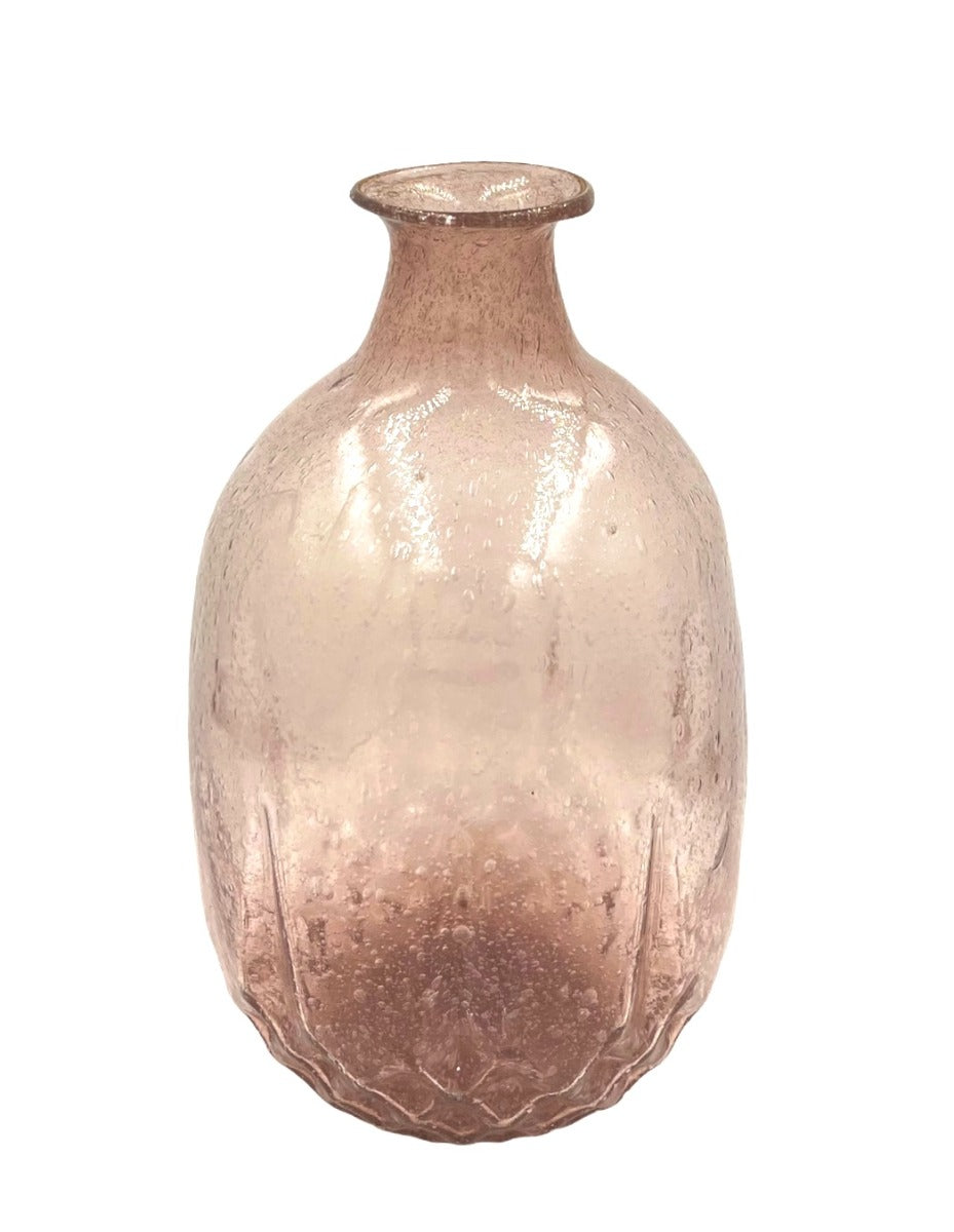 Vaas gerecycled glas lila WEL203