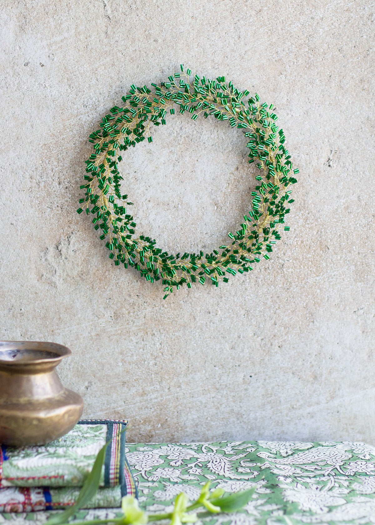 Green Christmas Wreath WD83