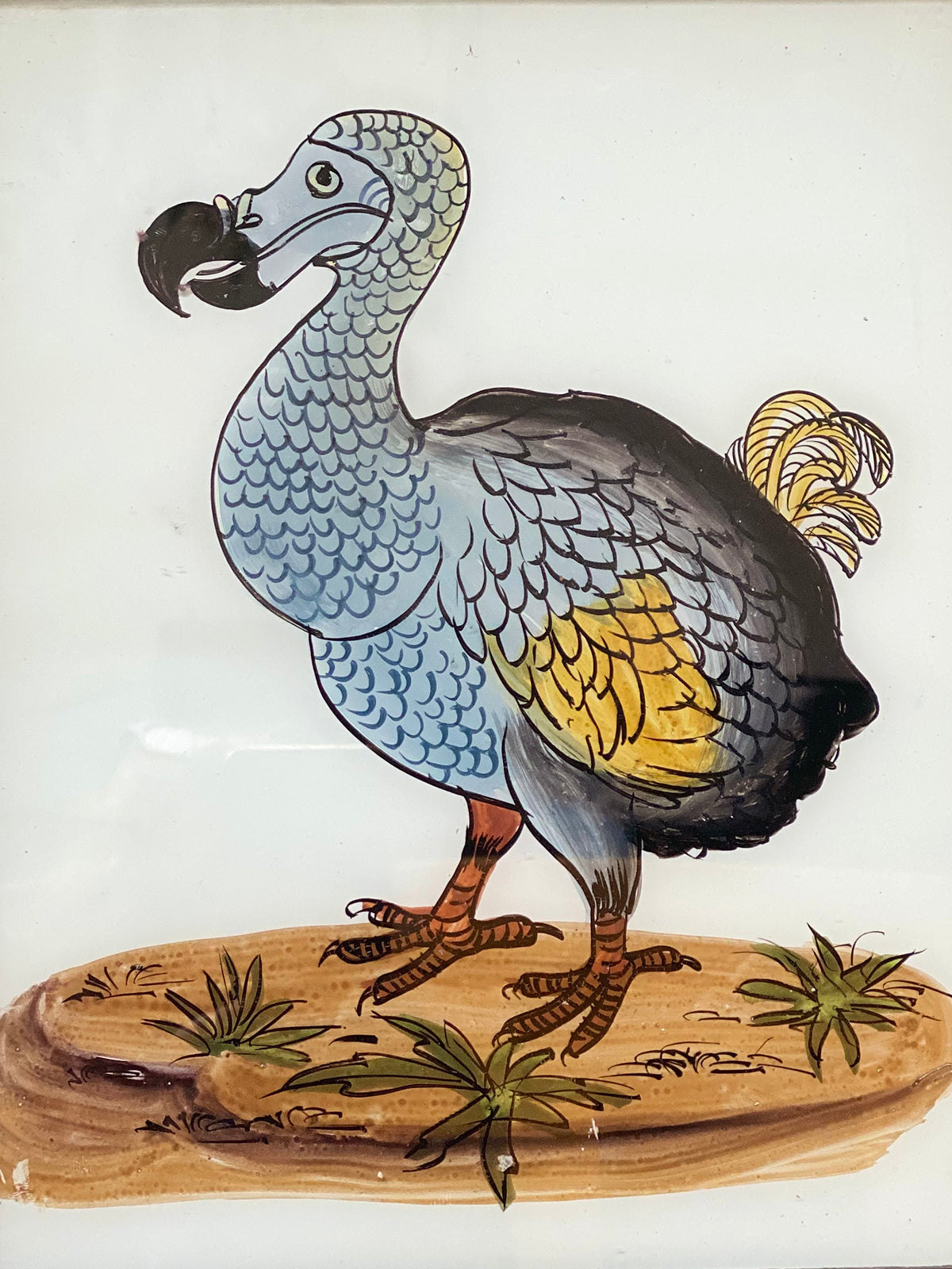 Peinture sur verre grand format