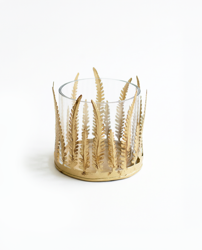 Tealight fern votive KE104