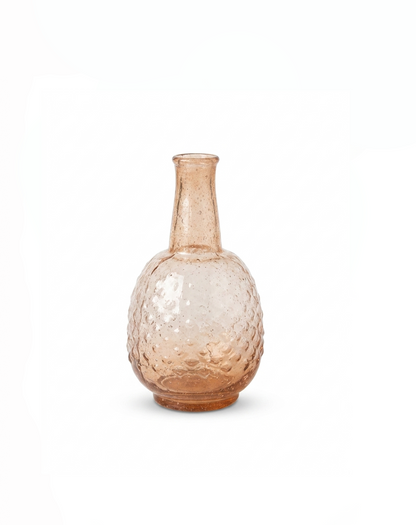 Vaas gerecycled glas oranje WEL195
