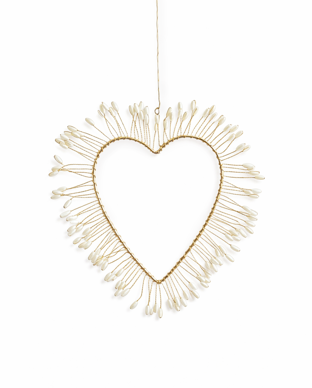 Pearl halo heart WD54