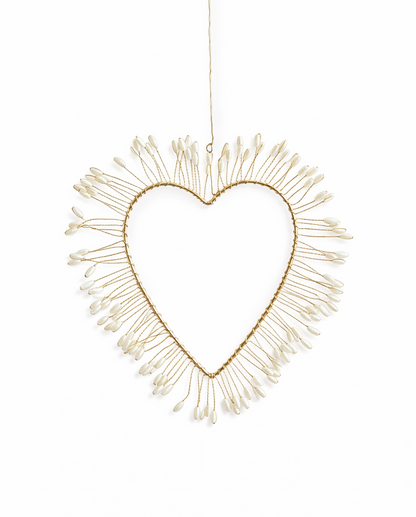 Pearl halo heart WD54