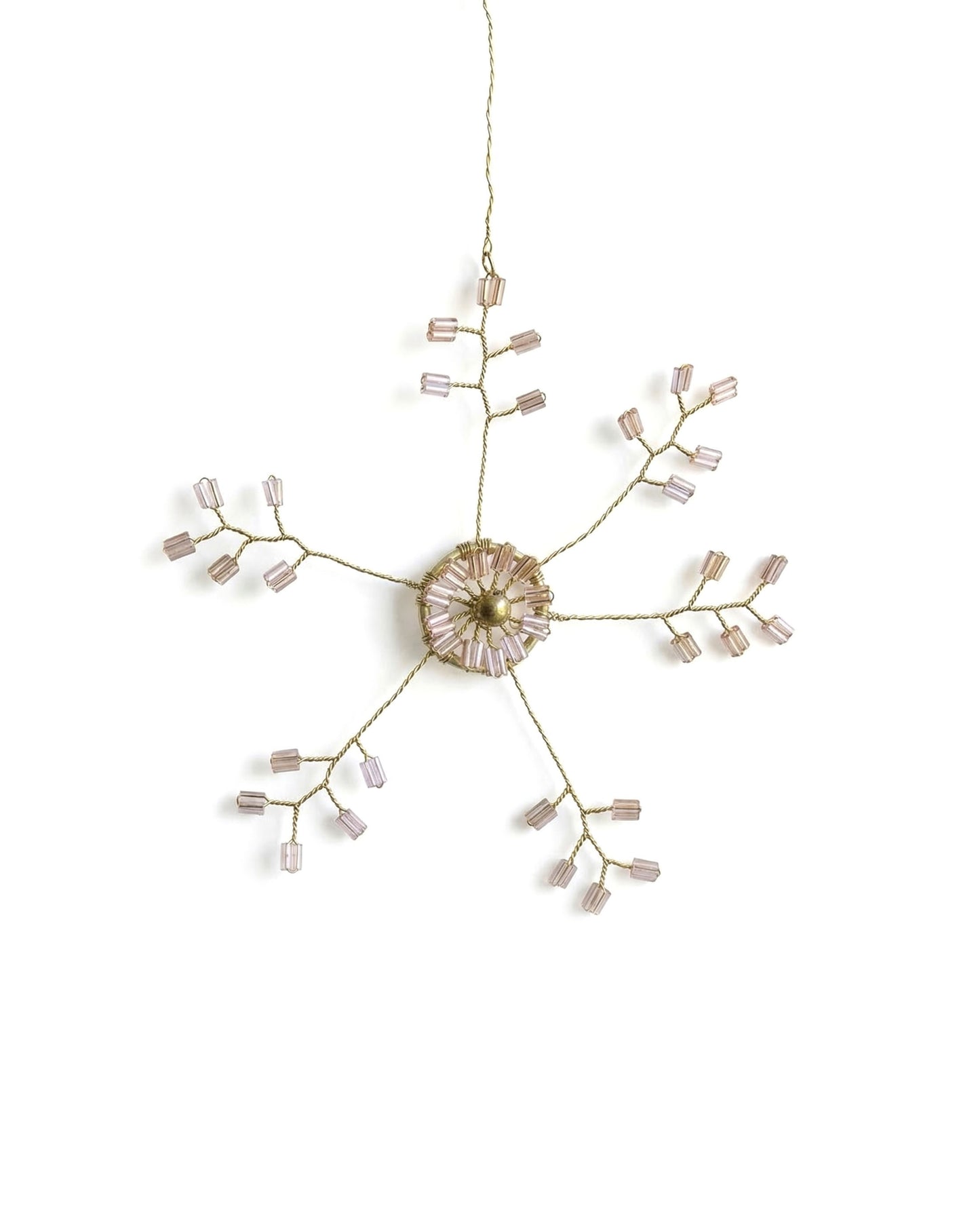 Champagne Snowflake Ornament WD67