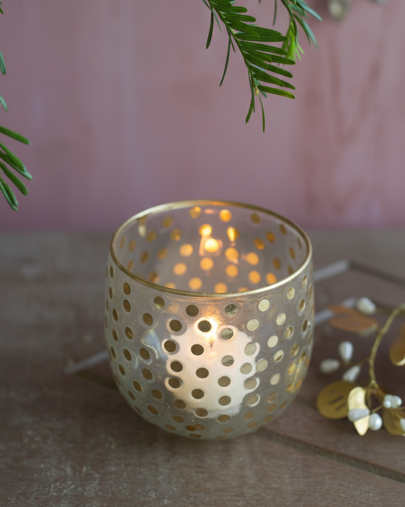 Tealight golden dot WEL212