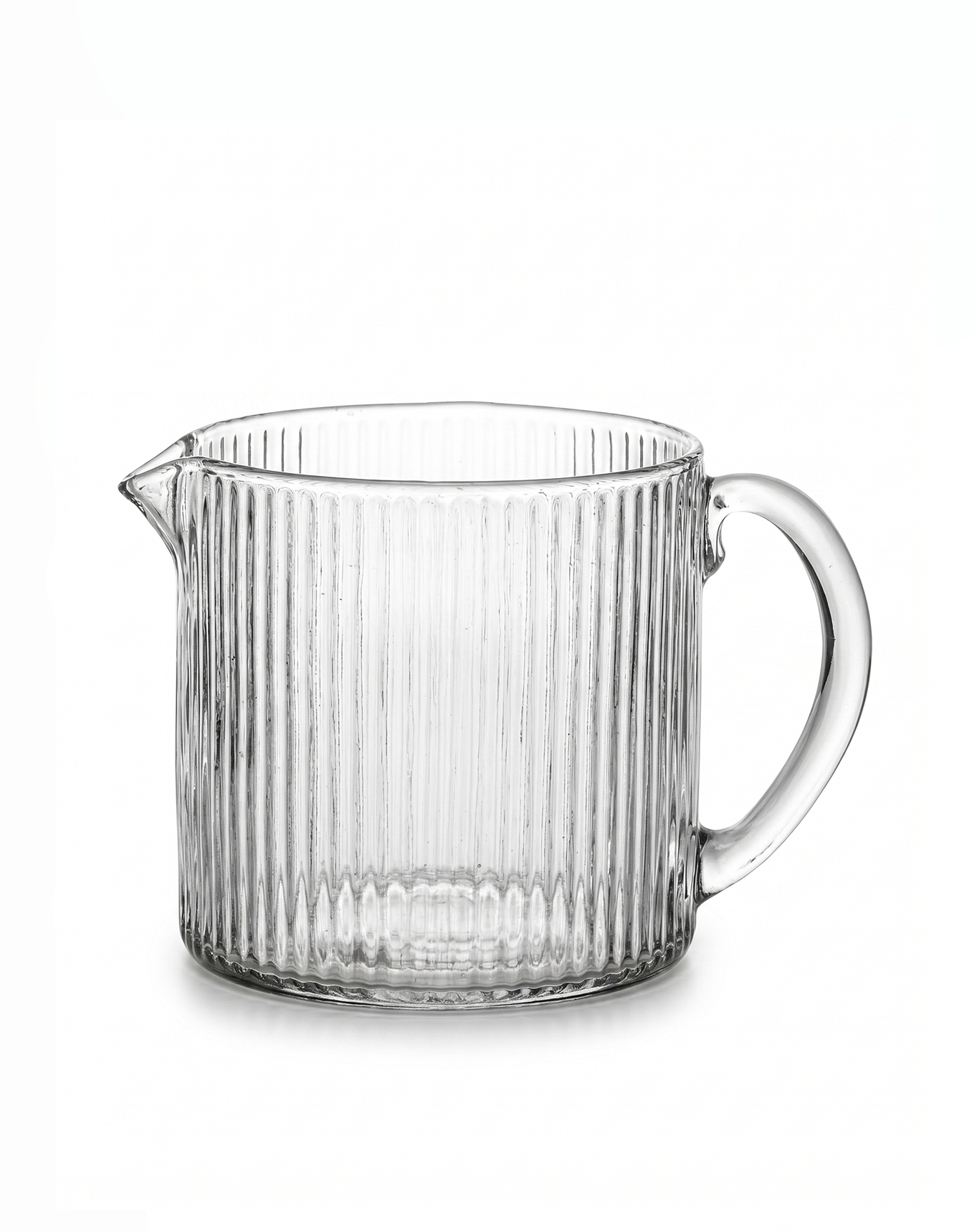 Glass carafe with handle WEL014
