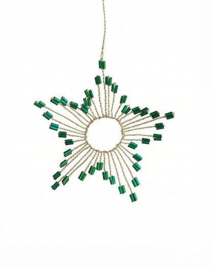 Green Star Ornament WD75