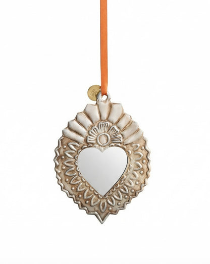 Heart mirror silver NAW2507