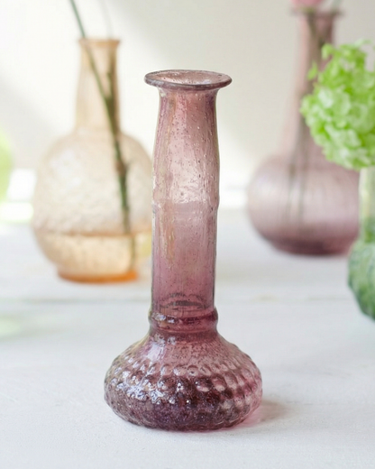 Vaas paars glas WEL026