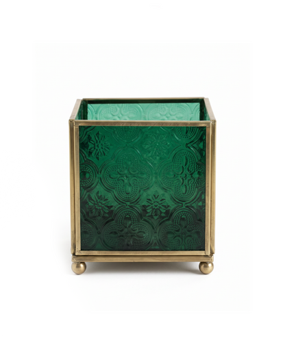 T-Light Holder Emerald Green OPU019