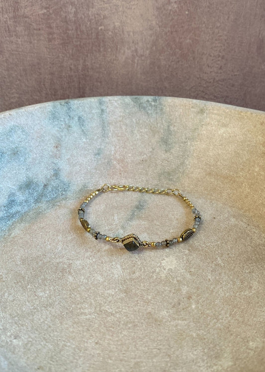 Bracelet laiton vert SI032