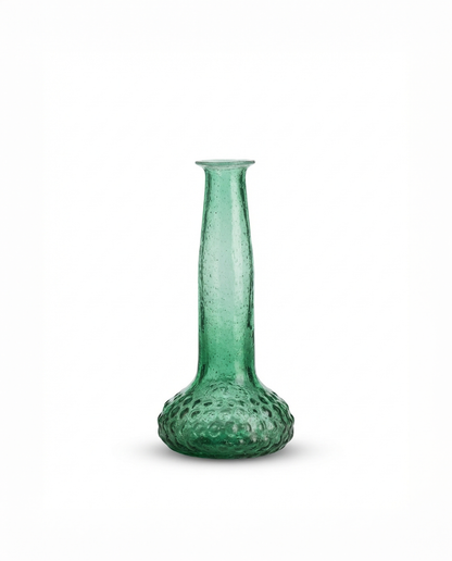 Vase en verre vert recyclé WEL254